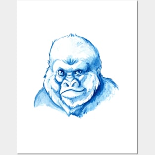 Gorilla Bust Posters and Art